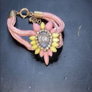 Rhinestone Pink Bracelet
